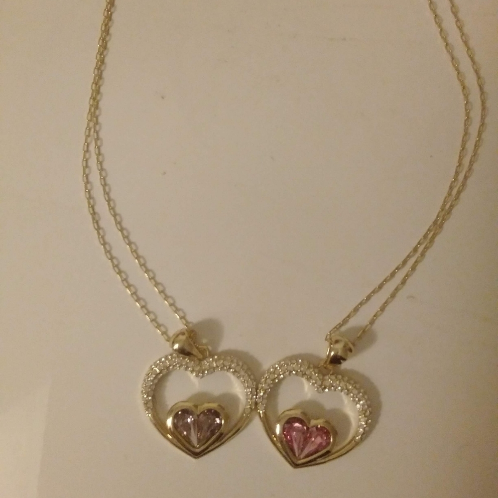 Swarovski crystal heart necklace
